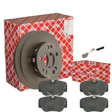 FEBI Bremsscheiben+Bel&auml;ge Mercedes W201 190 262mm VA+WK FEBI00349