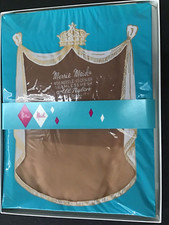 3 PAIR NOS Vintage Pinup Merrie Maid Sheer Mist Nylon Stockings 9  FFF 15D