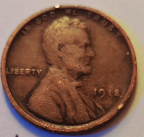 1918 P Lincoln Wheat Penny Free Ship