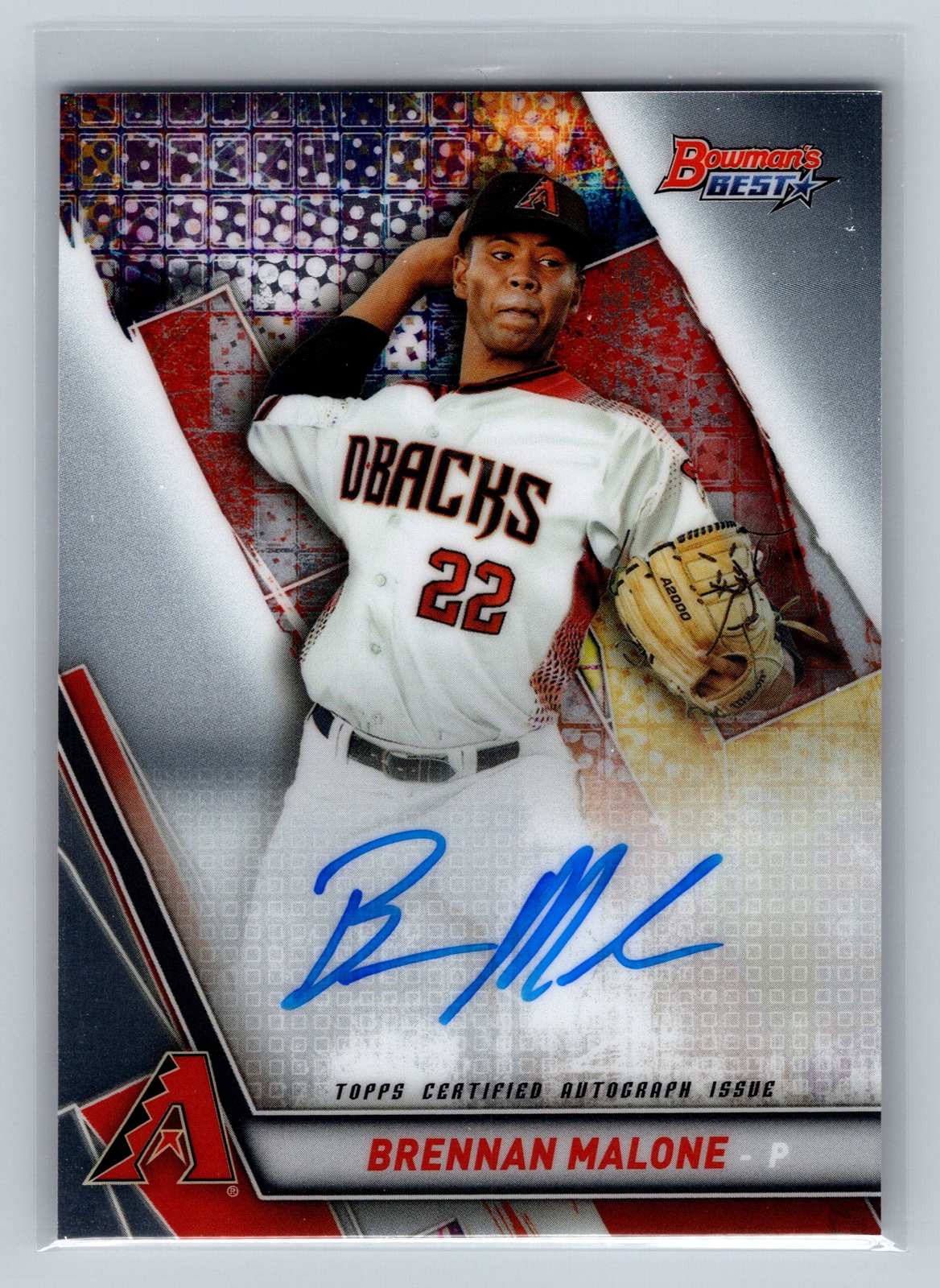 2019 Bowman's Best #B19-BM Brennan Malone