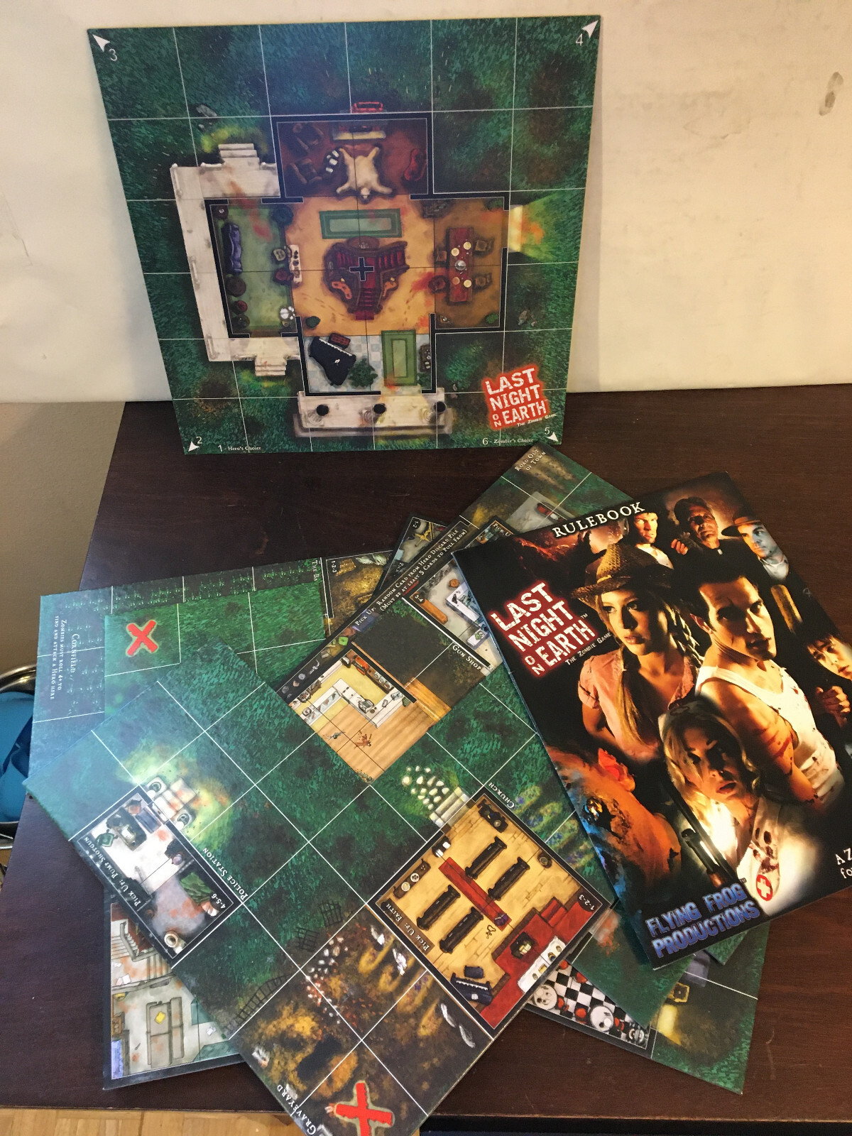 Last Night on Earth Game Part, Board & Manual, excellent | eBay