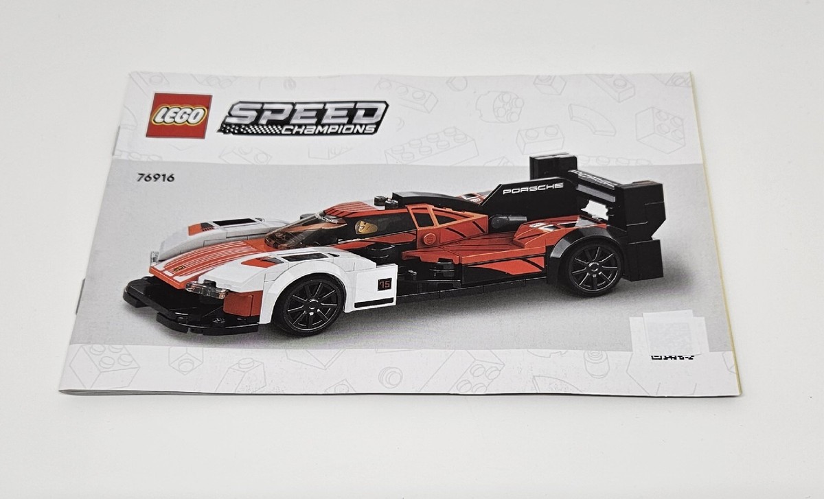 Lego speed champions PORSCHE 963 76916 Instructions only NEW (D2