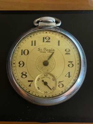 Mens Vintage St Regis Pocket Watch Read