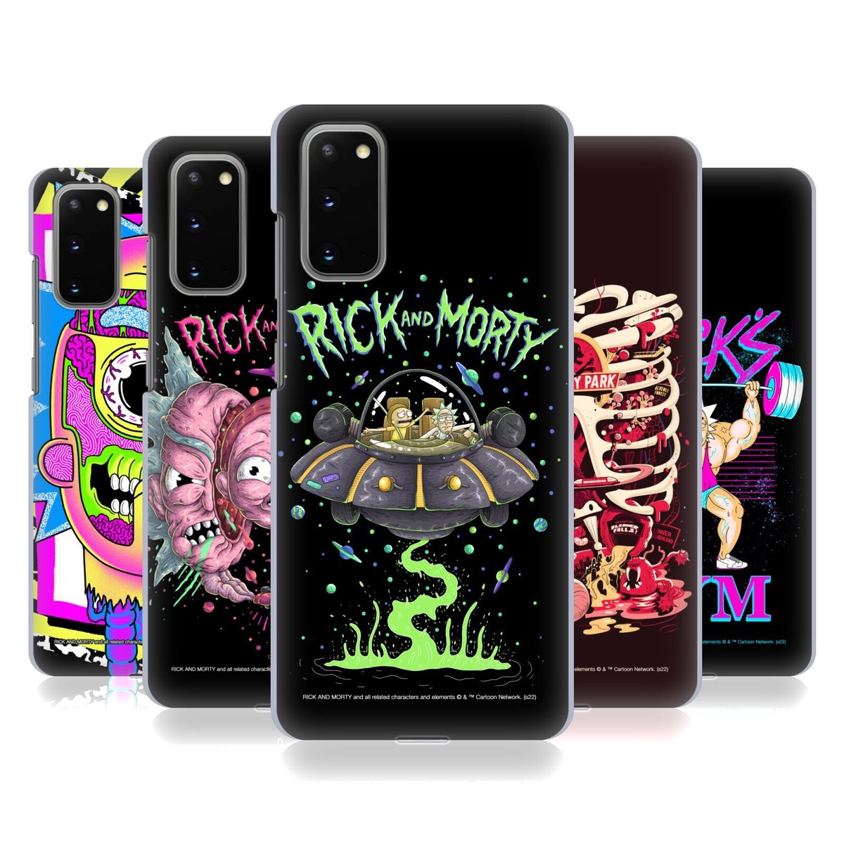 OFFICIAL RICK AND MORTY SEASON GRAPHICS BACK CASE FOR SAMSUNG PHONES - Main Image