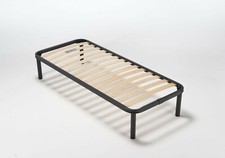 EVERGREENWEB ?Rete Maya in Ferro a Doghe in Legno ORTOPEDICA +4 PIEDI SMONTABILI