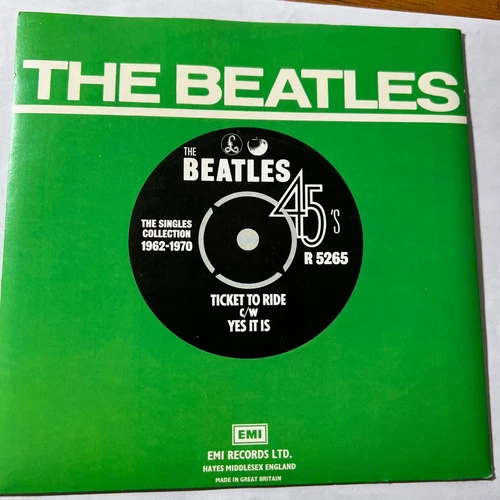 RARE 45 RPM RECORD:  THE BEATLES Ticket to Ride / Yes It Is (FH)