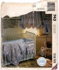 Baby's Room Needs ©1992 McCall's Sewing Craft Home Decor Pattern # 743