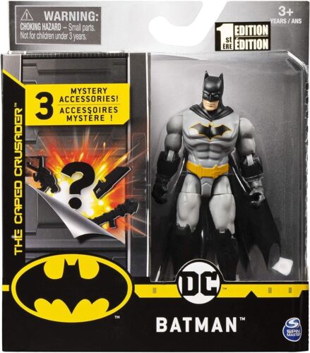 Batman Action Figure DC Comics 4-inch NEW SEALED/UNOPENED BOX - Afbeelding 1 van 6