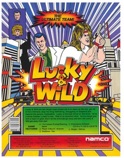 Lucky & Wild Namco Video Arcade Flyer / Brochure / Ad - Excellent