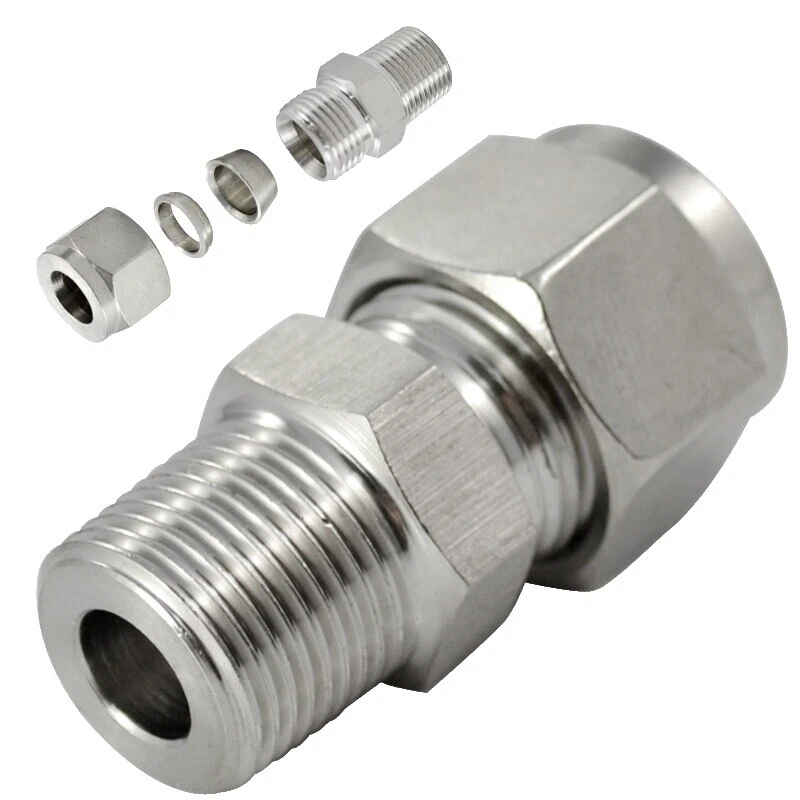 Stainless Steel Straight Compression Fittings