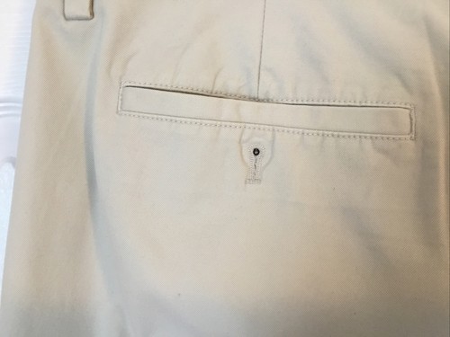 BANANA REPUBLIC EMERSON CHINO Khaki Pants Sz 36/32 - Picture 5 of 10