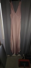 In the Style Women's Satin Twist Back Maxi Dress