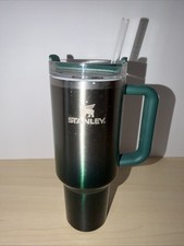 Stanley Tumbler 40oz Flowstate Quencher H2.0 Pine Gradient Ombre Lid/ Straw
