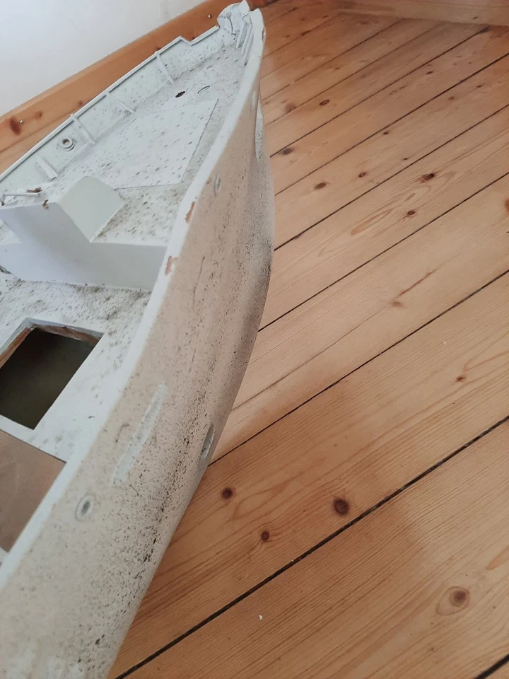 Tonnenleger Otto Treplin 1:40 Gfk Rumpf Inkl. Baupläne  - Bild 4 von 4