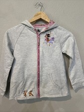 Walt Disney DISNEYLAND Park Life Embroidered Zip Up Hoodie Sweatshirt MEDIUM