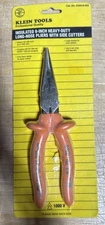 NEW VINTAGE KLEIN TOOLS HIGH VOLTAGE 1000V INSULATED PLIERS D203-8-INS NOS USA