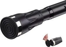 Tension Curtain Rod, 42 to 100 inch Adjustable Heavy Duty black shower curtai...