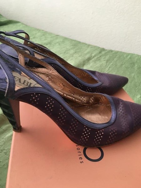 Women Fabi Heels Purple Leather 37