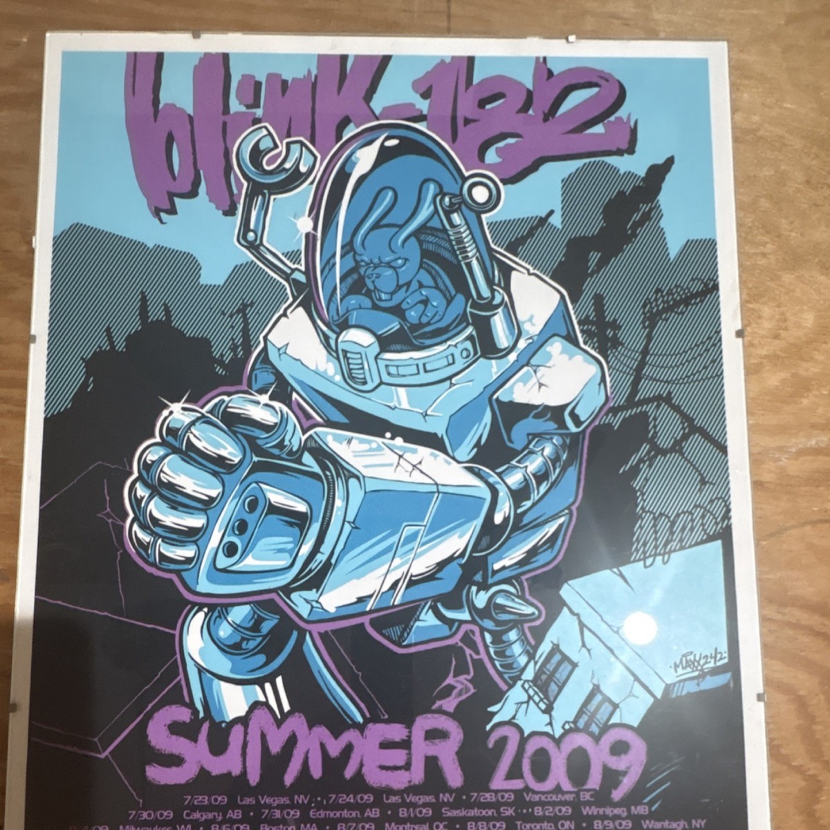 Blink-182 Summer 2009 Tour Limited Edition Poster by Maxx242 #943