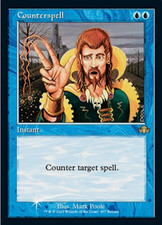 MTG Counterspell - Foil - Release Promo, NM-Mint, English Dominaria Remastered