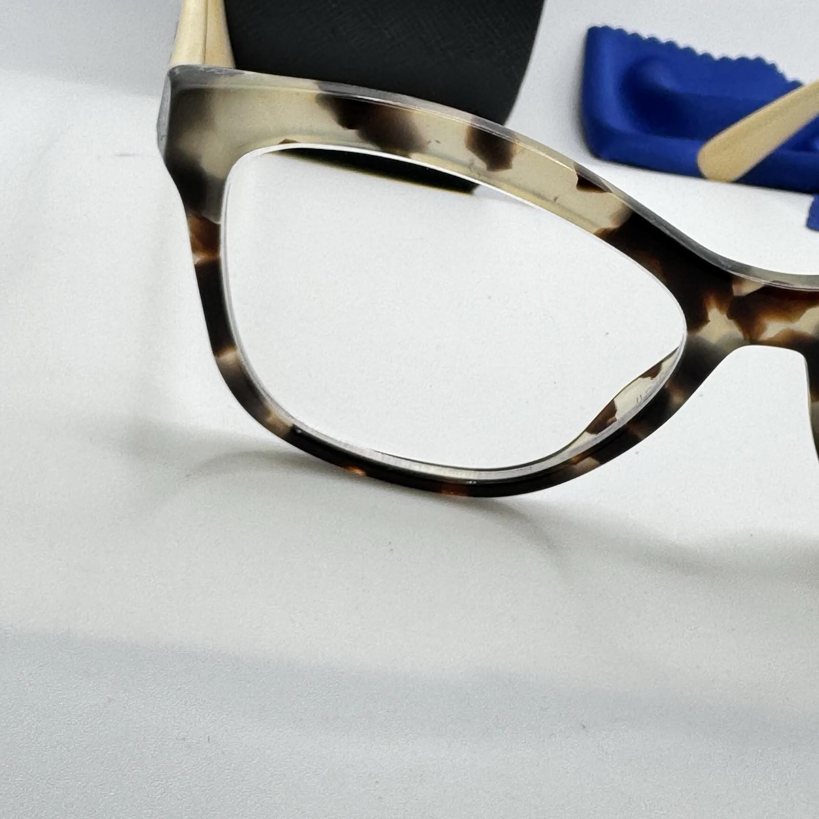 Prada Eyeglasses VPR 29R UAO-1O1 Opal Orchid Tortoise Frame Italy 52[]17 140 thumbnail 2