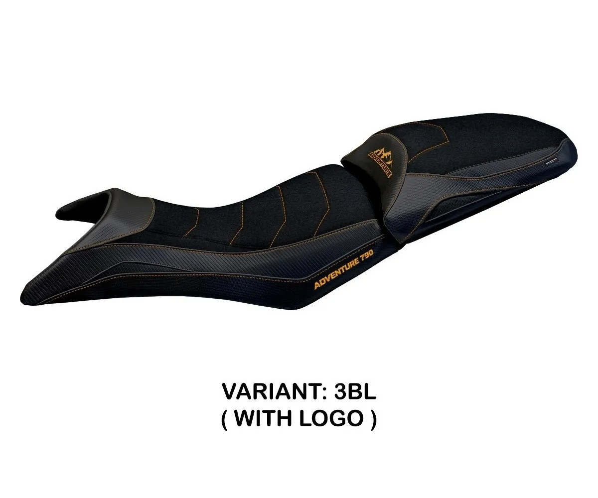 Seat saddle cover Milo Ultragrip Black TPZ KTM 790 ADVENTURE S 2019 2020 mK