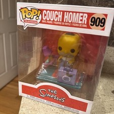 Funko POP! Figura de vinilo de lujo de Los Simpson sofá Homero viendo televisión 909