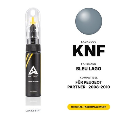 Touch Up Paint Pen For Peugeot Partner KNF Bleu Lago Set Genuine Car Paint Colour