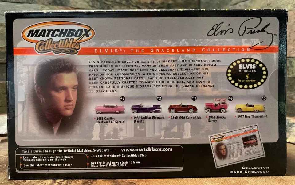 Matchbox Graceland Collection #1 Elvis 1955 Cadillac Fleetwood 60 especial nuevo Foto 4 de 4