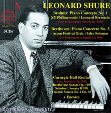 Leonard Shure Leonard Shure: Brahms - Piano Concerto No. 1/... (CD) Album