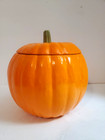 5" tall Ceramic Cookie Jar in form of PUMPKIN — photo 1