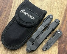 Gerber MP600 Blunt Nose Multitool w/Sheath & STL 2.0 Knife SUPER NICE (Lot Of 2)
