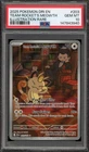 Pokemon Team Rocket's Meowth Destined Rivals Illustration Rare #203 PSA 10