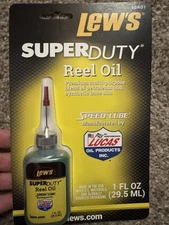 Lews Super Duty Reel Oil 1floz Needle Tip Bottle
