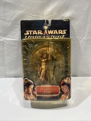 Star Wars Unleashed Princess Leia Jabba's Slave Costume 2002 Hasbro SEALED NEW
