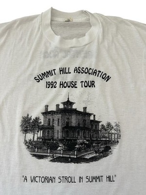 Vintage St Paul Summit Hill Tour T Shirt Men s Large Minnesota 90 s Daytons
