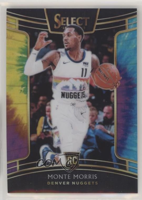 2018-19 Panini Select Concourse Tie-Dye Prizm 6/25 Monte Morris #34 2r7