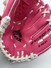RBX Girls TBall Pink Baseball Glove RF-BG900P-R Pink Leather Left-Hand Throw NEW