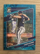 2022 Donruss Optic Teal Velocity Prizm 16/35 Corbin Burnes