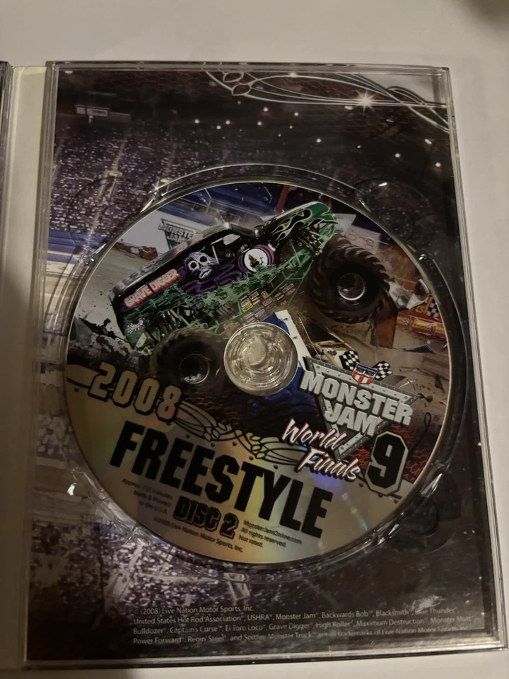 Monster Jam World Finals 9 (DVD, 2008, 2 DISC)  RARE OOP - Image 4 of 4