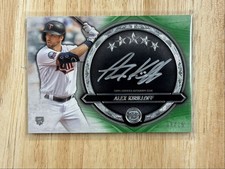 2021 Topps Five Star Silver Signatures Green Alex Kirilloff RC Auto 08/15