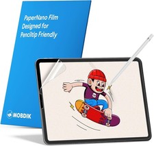 2 Pack Paperfeel Screen Protector for iPad Pro 11  Air 5th, Anti Glare, Easy In