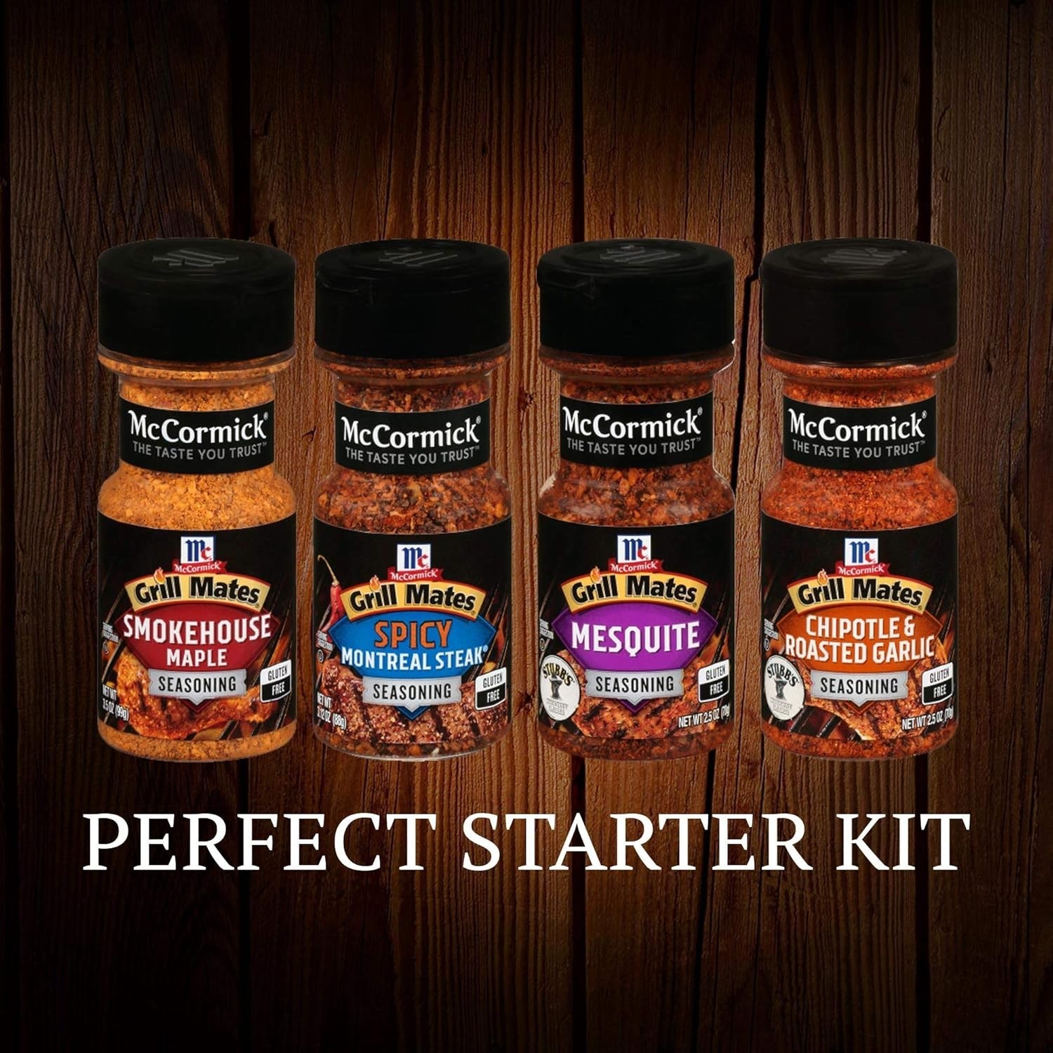 McCormick Grill Mates Spices, Everyday Grilling Variety Pack 4 Count