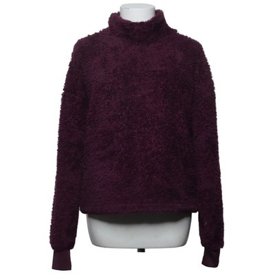 SOC, Rollkragenpullover, Größe: M, Lila, Polyester, Einfarbig, Plüsch #2tL