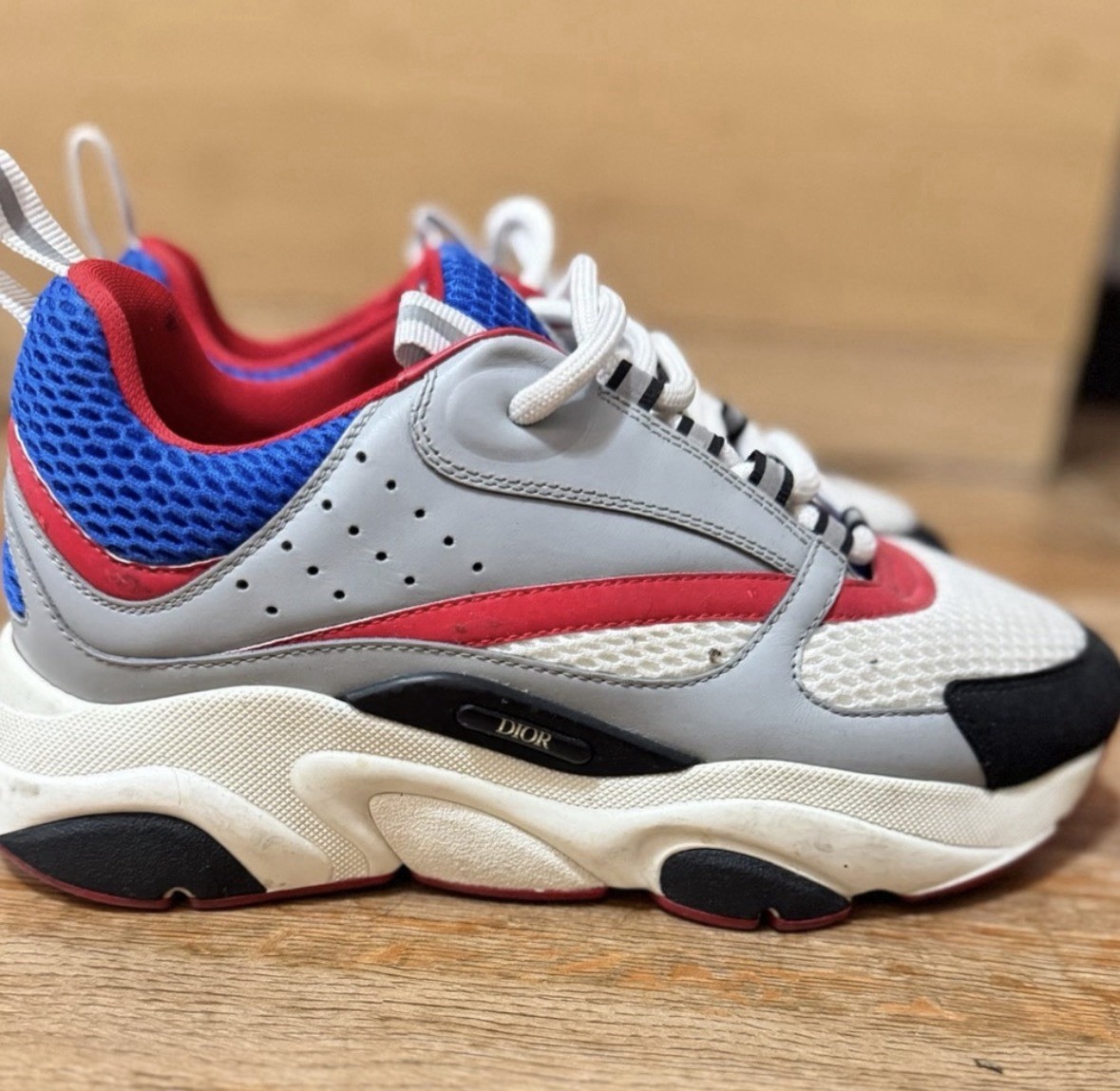 Size Dior B22 Grey Red Blue for sale online