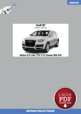 Ebook Audi Q7 (2005-2015) Reparaturanleitung Motor 6,0 Liter V12 TDI 500 PS