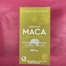 Peruvian Maca, Gelatinized, 500 mg, 250 Veggie Capsules 05/2026 V2