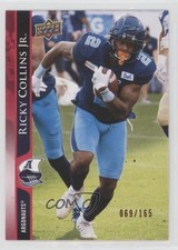 2021 Upper Deck CFL Red 69/165 Ricky Collins Jr #138 0v05