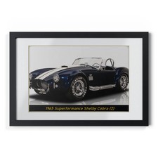 Iconic 1965 Superformance Shelby Cobra Poster - Stunning Classic Muscle Car