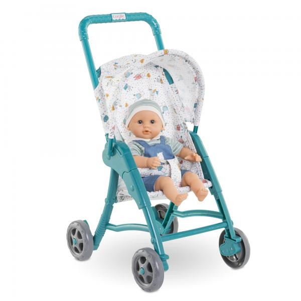 Passeggino Orsetto - COROLLE - 30 cm Accessorio bebè - Blu - Dai 18 mesi foto 4